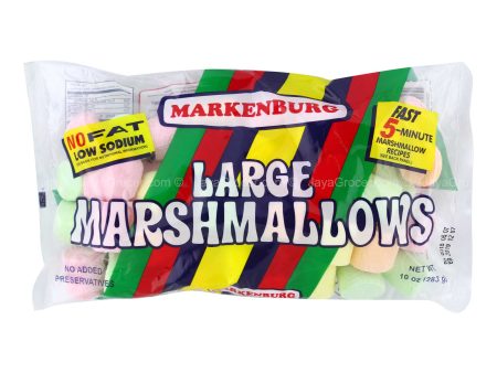 Markenburg Large Assorted Marshmallows 283g Online Hot Sale