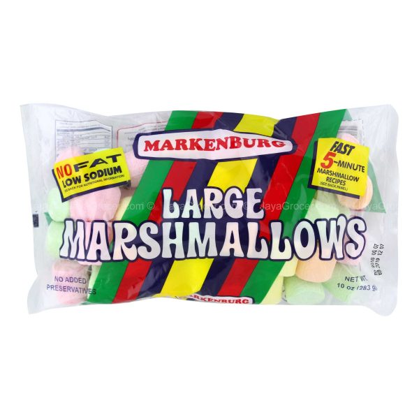 Markenburg Large Assorted Marshmallows 283g Online Hot Sale