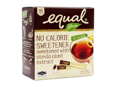 Equal Stevia Sweetener 40sticks For Sale