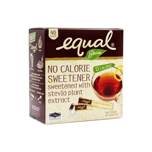 Equal Stevia Sweetener 40sticks For Sale