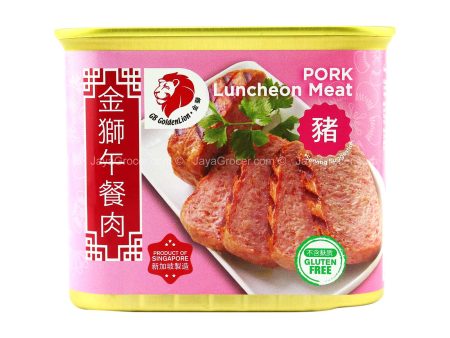 [NON-HALAL] Gb Golden Lion Pork Luncheon Meat 340g For Cheap