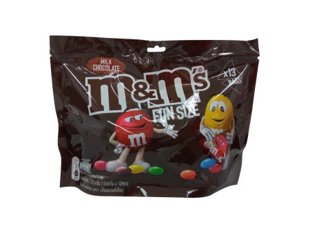 M&Ms Funsize Plain Chocolate Candies 175.5g Online Hot Sale