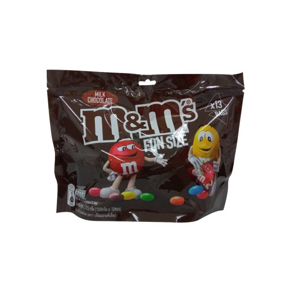 M&Ms Funsize Plain Chocolate Candies 175.5g Online Hot Sale