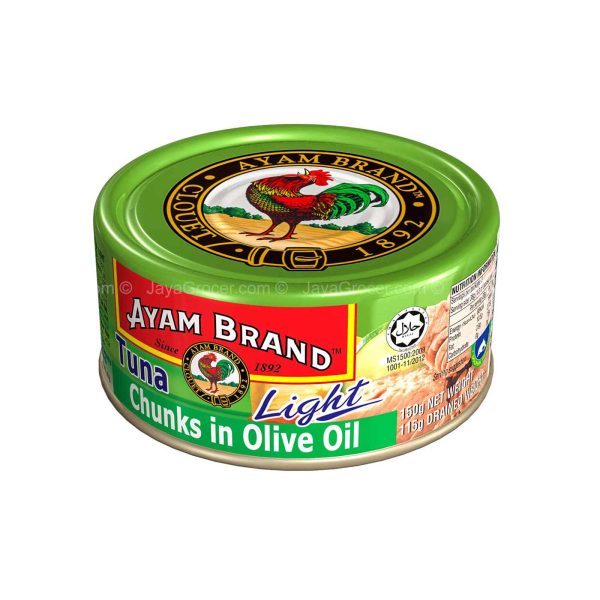 Ayam Brand Tuna Chunks in Olive Oil (Light) 150g Discount