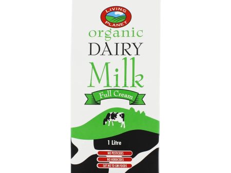 Living Planet Organic Dairy Milk Full Cream 1L For Sale