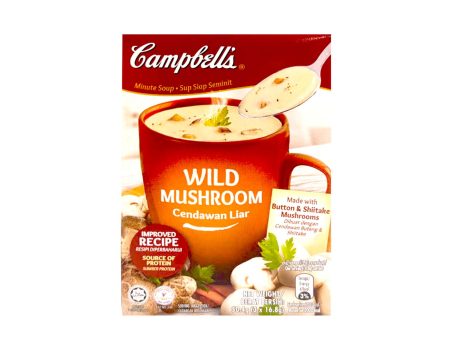 Campbells Wild Mushroom Instant Soup 16.8g x 3 For Sale