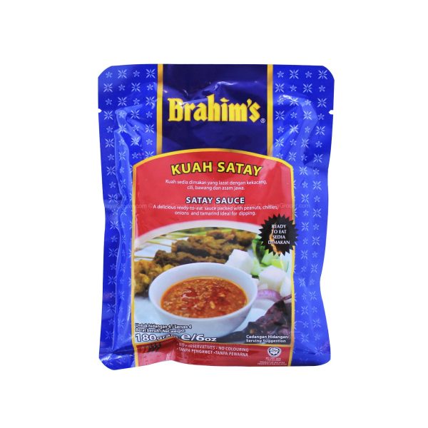 Brahim s Satay Sauce (Kuah Kacang Segera) 180g Online Sale