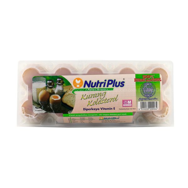 Nutriplus Low Cholesterol Fresh Eggs 10pcs pack Online