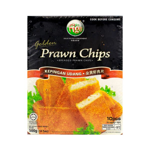 Figo Golden Prawn Chips 500g Hot on Sale