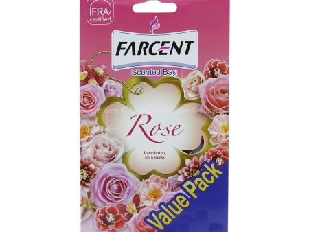 Farcent Rose Scented Bag Value Pack 10g x 4 For Cheap