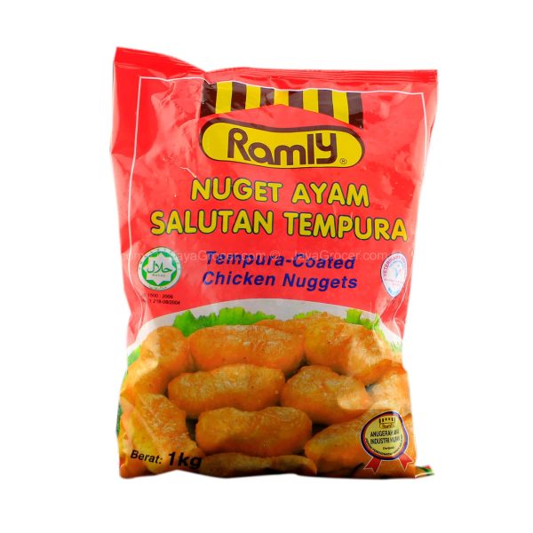 Ramly Tempura Coated Chicken Nuggets 1kg For Sale