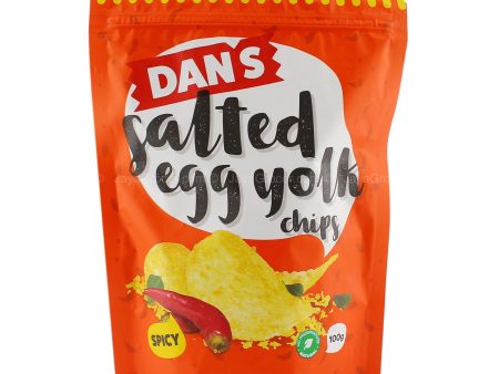 Dan’s Spicy Salted Egg Yolk Chips 100g Online Sale