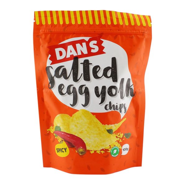 Dan’s Spicy Salted Egg Yolk Chips 100g Online Sale