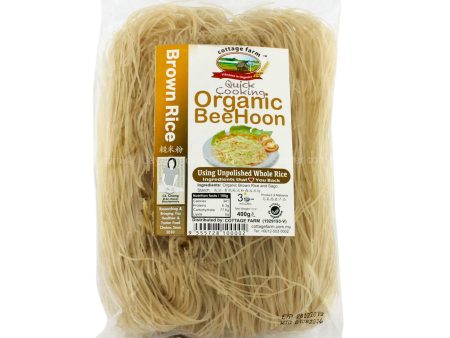 Cottage Farm Organic Unpolished Brown Rice Vermicelli 400g Online now