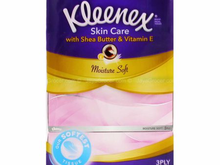 Kleenex Skincare Facial Tissue 80sheets x 4boxes Supply