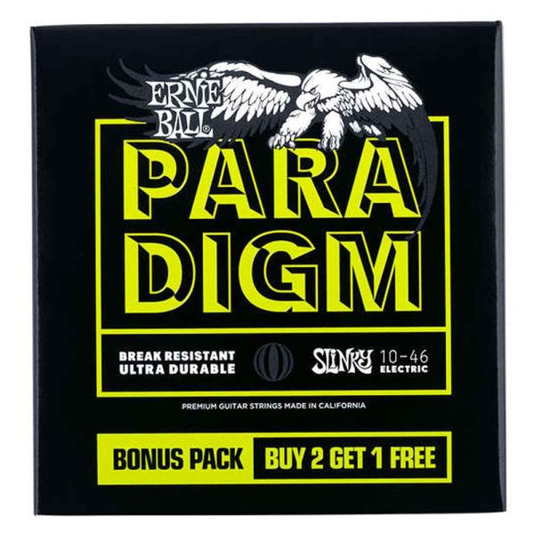 Ernie Ball Paradigm 3 for 2 Electric Guitar Strings Supply