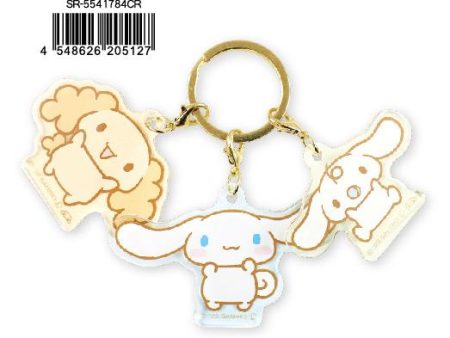 Sanrio: Cinnamoroll 3 Charm Acrylic Key Chain Cheap