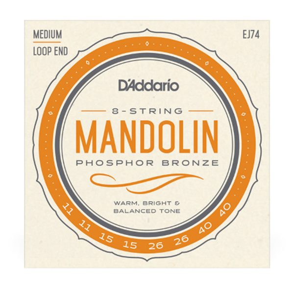 D addario EJ74 Phosphor Bronze Mandolin Strings Fashion