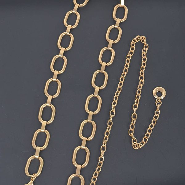 Hammered Ring Chain Belt For Sale