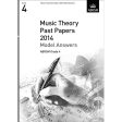 ABRSM Music Theory Past Papers 2014 - Model Answers Grade 4 Online Sale