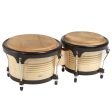 Koda Professional Tuneable Wooden Bongos Black Rims Online Sale