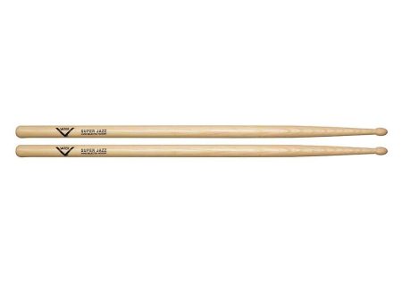 Vater Drum Sticks Super Jazz Wood Tip Online Sale