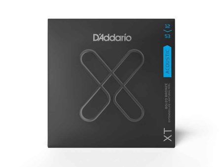 Daddario XT Acoustic Guitar 80 20 Bronze Strings 12-53 Hot on Sale