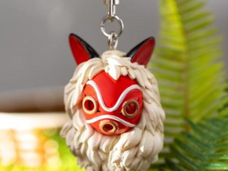 Princess Mononoke: Mask and Kodama Key Chain For Discount