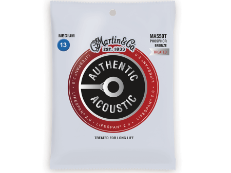 Martin Acoustic Guitar Strings: MA550T Phos Bronze Medium (13-56) Online