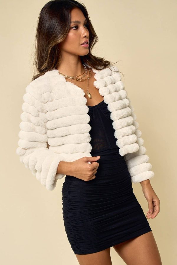 Faux Fur Short Jacket Hot on Sale