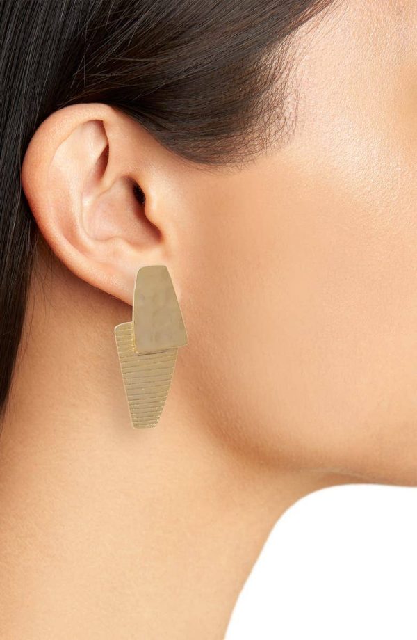 Clip On Overlapped Earring Online Hot Sale