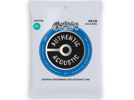 Martin Acoustic Guitar Strings: MA130 Silk & Steel Online Sale