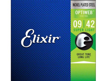 Elixir Optiweb Nickle Played Electric Guitar Strings Supply