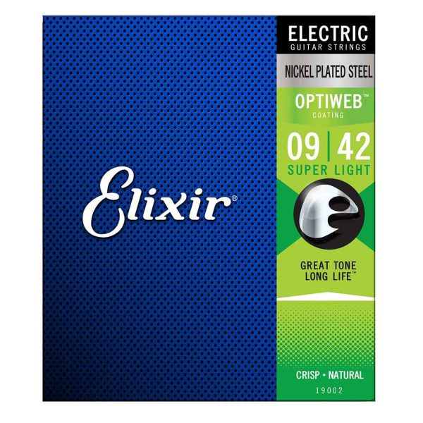 Elixir Optiweb Nickle Played Electric Guitar Strings Supply