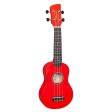 Ukulele: Brunswick Soprano Red on Sale