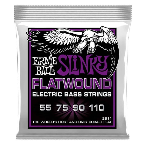 Ernie Ball Bass Strings | Cobalt Slinky Flatwound Supply