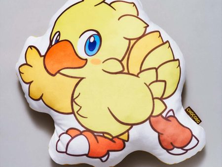 Final Fantasy: Chocobo Fluffy Fluffy Die-Cut Cushion Cheap