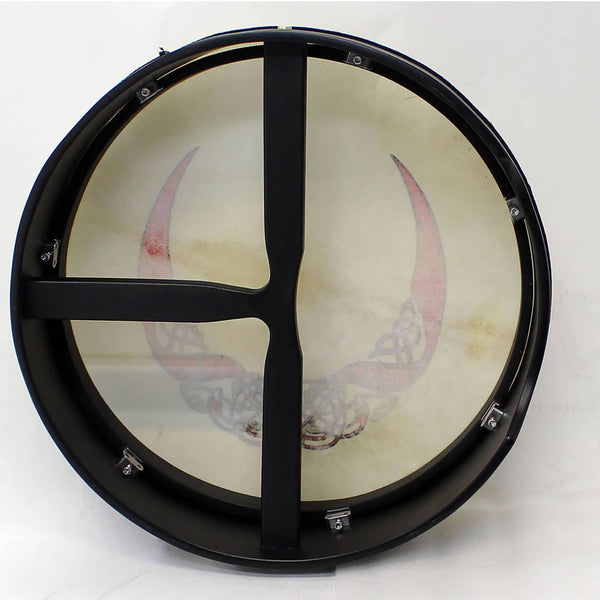 Koda Bodhran 16”x4” Black with Bag & Beater Fashion