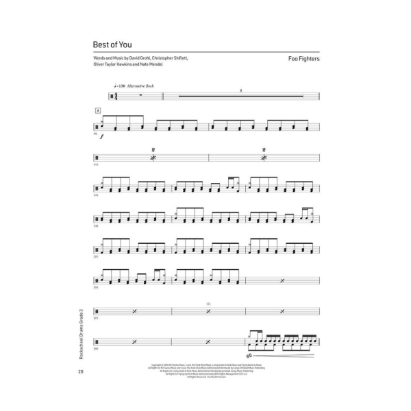 RSL Rockschool Drums - Grade 3 (2024) Exam Book Hot on Sale