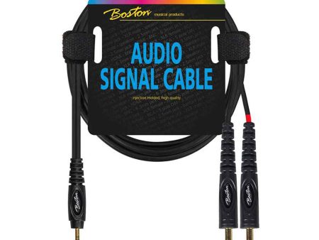 Boston Audio Cable: 2x 6.3M Mono to 3.5M Stereo Supply