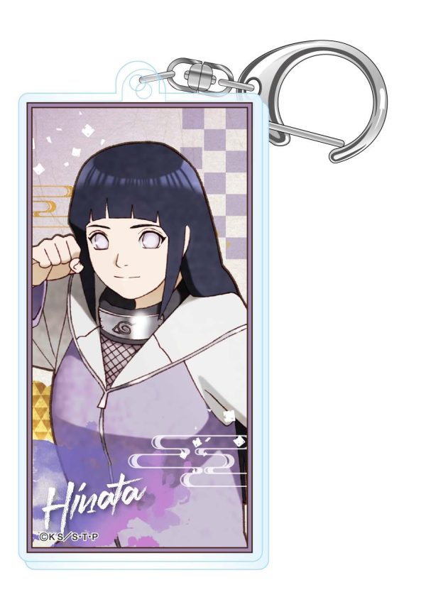 Naruto: Hinata Acrylic Banner Key Chain For Discount