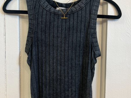 Ash Black Tank Top Fashion