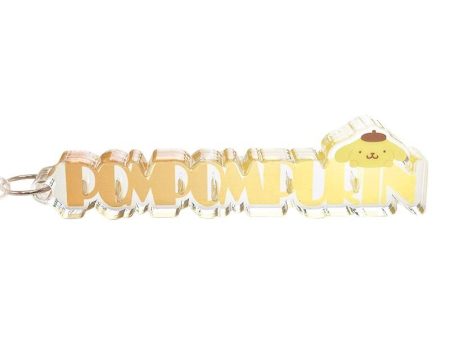 Sanrio: Pompompurin Name Block Acrylic Key Chain Supply