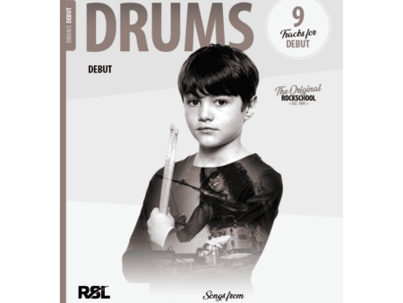 RSL Rockschool Drums - Debut Grade (2024) Exam Book Online Sale