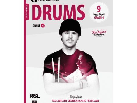 RSL Rockschool Drums - Grade 4 (2024) Exam Book Supply