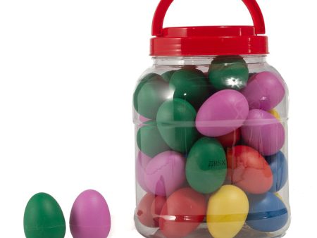 Koda Tub Of Plastic Egg Shakers- 40 pieces Supply