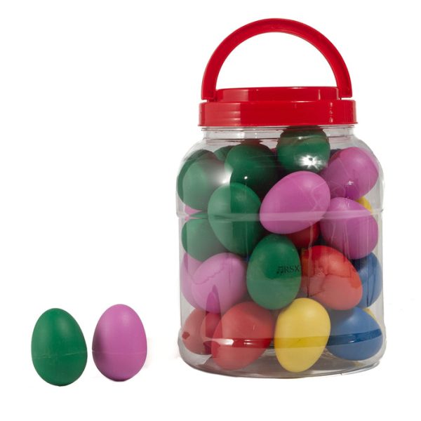 Koda Tub Of Plastic Egg Shakers- 40 pieces Supply