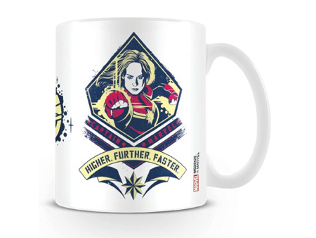 Marvel Mug Captain Marvel Higher Further Online now