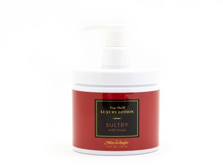 16 oz TUB of Top Shelf Luxury Lotion Sultry (wild musk) Online