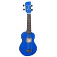 Ukulele: Brunswick Soprano Blue For Cheap